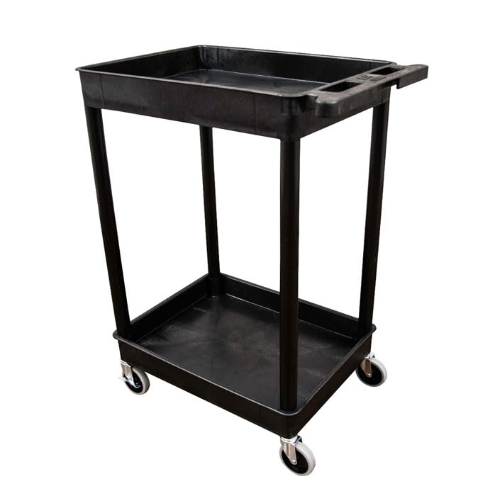FSE 373-STC11-B Tub Cart - Two Shelves