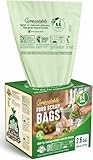 UNNI Compostable Trash Bags, 2.6 Gallon / 9.84 Liter, 100 Count, Extra Thick 0.71 Mil...
