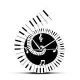 Fácil de instalar - el diseño de cáscara sin costuras le permite integrar el reloj y la pared, junto con el gancho de instalación para facilitar la suspensión, usando la batería AA (no incluida).