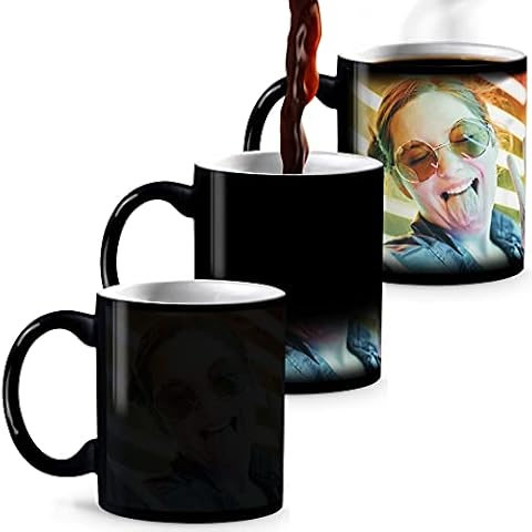 Taza mágica personalizada negra Cover