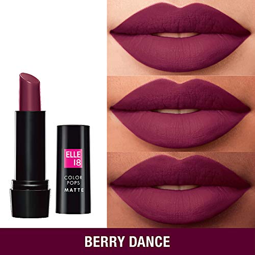 Image of Elle18 Color Pop Matte Lip Color, Matte Finish - Berry Dance, 4.3 g