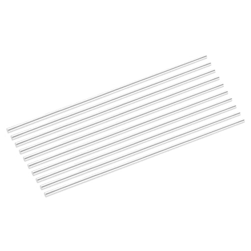 Tiges rondes en aluminium 6061 de 7mm x 300mm pour projets de construction et loisirs, lot de 10