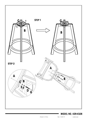 Powell Brandon Swivel Bar Stool #TOP5