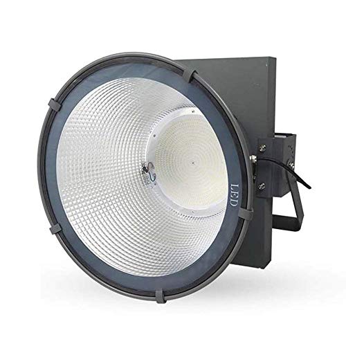 HEMFV Outdoor Light Floodlight, Safety Searchlight Waterproof Super Bright Square Site Light Park Charging Corrugated Metal (Wattage : 1000W)