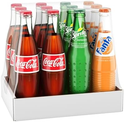 Mexican Coke Fiesta Pack, 12 fl oz Glass Bottles, 12 Pack
