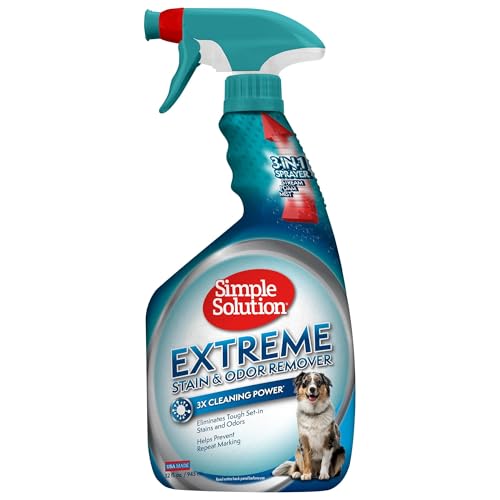 RESISTENTE E SICURO SULLE SUPERFICI - Rimuove le macchie e gli odori di gatto, come urina, feci e vomito, da moquette, tappezzeria, biancheria da letto, giocattoli in tessuto, indumenti e altre superfici domestiche sicure per l'acqua