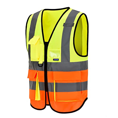 A-SAFETY 21 colors High Visibility Reflective Work Safety Vest(XS-8XL