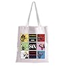 AKTAP SIX Broadway Musical Gift Musical Theater Canvas Shopping Bag For Idea Broadway Theater Decor Tote Bag (TB, SIX Tote-PY1) #3