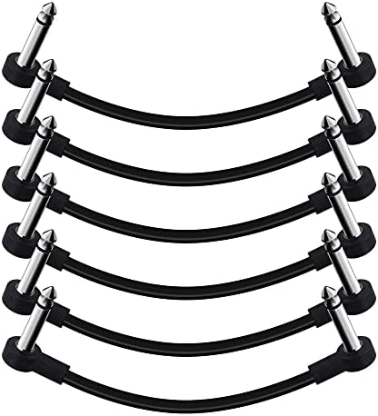 SONICAKE 6 Inch Guitar Patch Cable Guitar Effect Pedal Cables