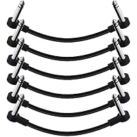 SONICAKE Cable Patch para Guitarra 15cm Cables Jack para Pedales