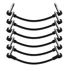 Excellent Durability and Flexibility: Sonicake guitar patch cable outer jacket has better tensile strength and abrasion resistance to prevent twisting and tangle-free Signal Stabilization and Faster Transmission: guitar pedal cable have high purity 2...
