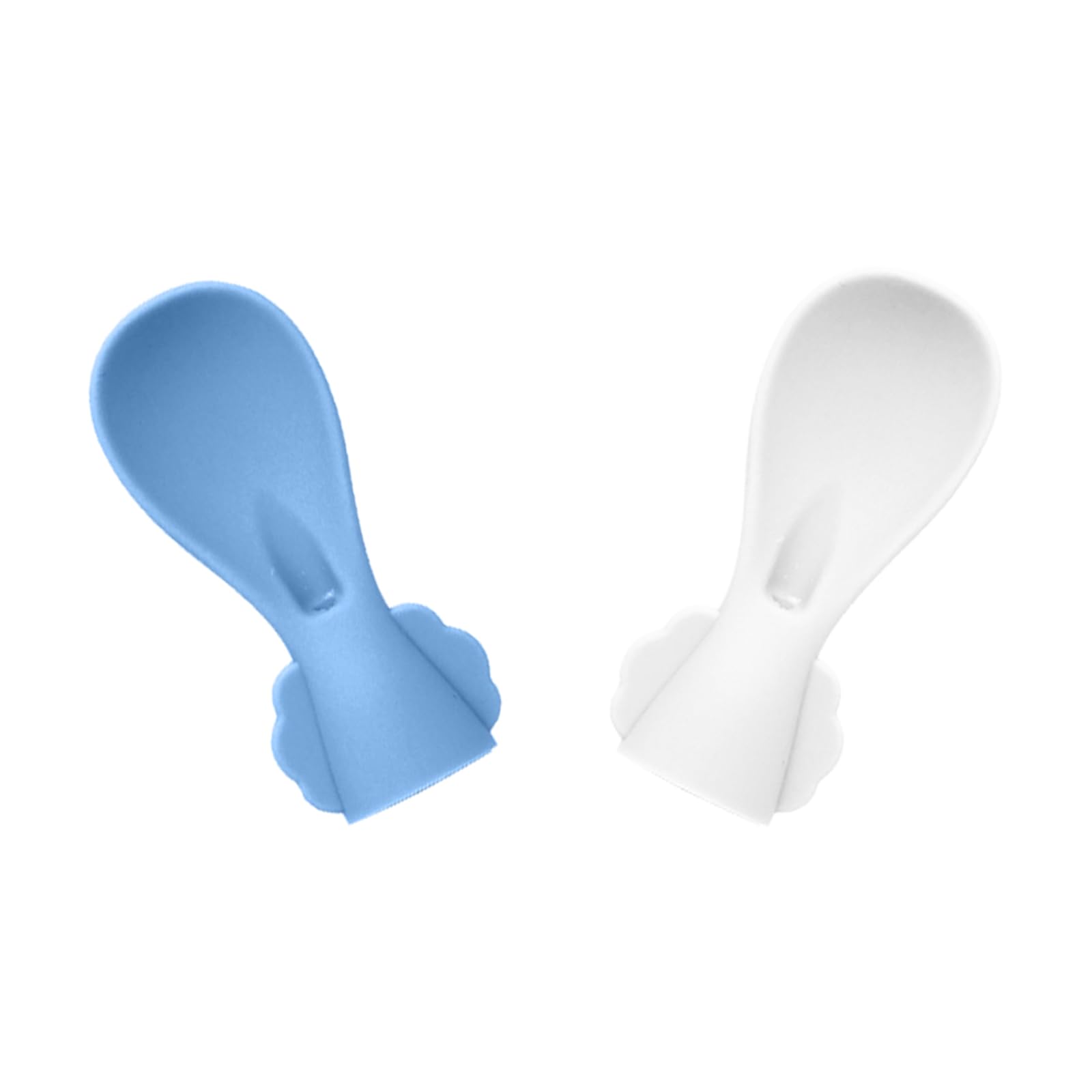 Silicone Infant Spoons Practical Silicone Spoons for Baby Food Pouches - Includes 2 Squeeze Pouch Attachments & Travel Cases