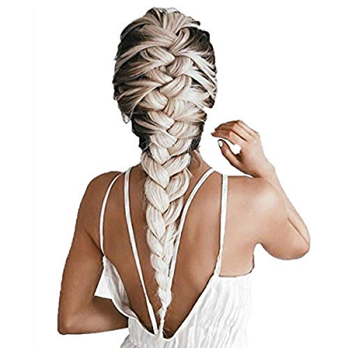 OMG Claw Jaw Braiding Hair Clip in Hair Extension Synthetic Ponytail Fishtail Braid