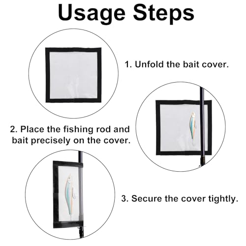 6 piezas Fundas Transparentes para Señuelos de Pesca miniatura 5