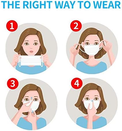 Millennium Disposable 3-Layer Breathable Ear-Loop Face Mask, Made in USA, Latex Free with Adjustable Nose Stripe, Box of 50