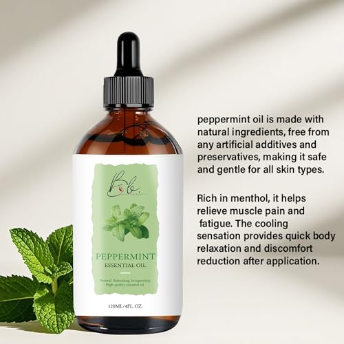 Aceite Esencial de Menta 120ml con Gotero miniatura 3