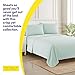 1500 Supreme Collection Queen Sheet Sets Mint Green - Luxury Hotel Bed Sheets and Pillowcase Set for Queen Mattress - Extra Soft, Elastic Corner Straps, Deep Pocket Sheets, Queen Mint Green