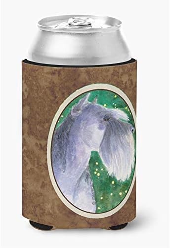 Caroline's Treasures SS1052CC Schnauzer Can or Bottle Hugger Cooler Washable Drink Sleeve Collapsible Beverage Insulated Holder, Can Hugger, Multicolor image 2