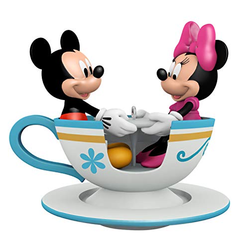 Hallmark Keepsake Christmas 2019 Year Dated Disney Mickey and Minnie Teacup for Two Ornament,