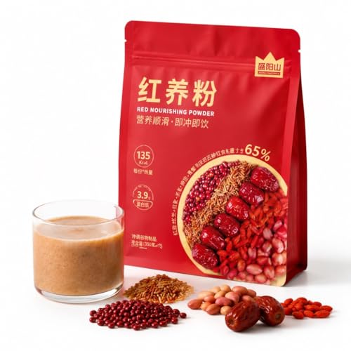Polvo de ñame digestivo y dátil rojo que sustituye comidas de forma fácil