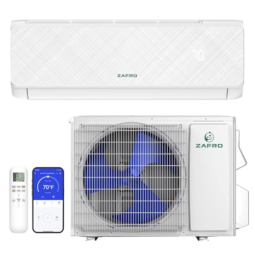 Image of ZAFRO 24000BTU Mini Split Air Conditioner Heat Pump, 19 SEER2, 230 V | Ductless Split Unit AC and Heat, Quiet Operation, Remote and APP Control, Energy Efficient Inverter, Cools Up to 1500Ft
