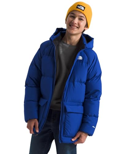 Image of THE NORTH FACE Kids' North Down Fleece-Lined Short Parka | 600 Fill Recycled Waterfowl Down Insulated, Water Repellent