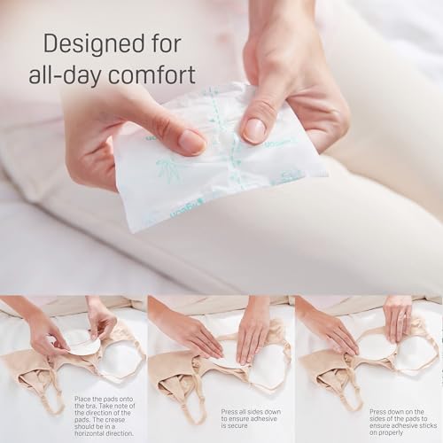 Image of Pigeon Disposable Breast Pads 12 Pcs | Comfy Feel | 2X Softer | Stay Dry Comfort | with Aloe Vera Extract | Leak-Resistant Coverage | Dermatologically Tested | White