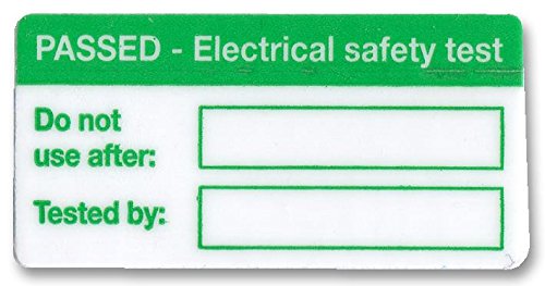 PAT Tested Labels, 500PK, Test/Measurement Other Accessories, 500 Piece in Pack - PAT Testing Labels 500PK