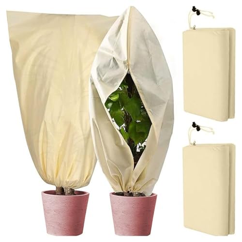 thirei Winter Plant Frost Protection Covers, 2Pcs Plant Covers,120x180cm,Plant Fleece Frost Protection, Garden Fleece Frost Protection, Cold and Frost Protection, for Protection of Plants