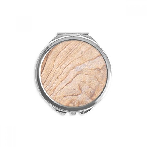 Miroir maquillage à la main rond compact pour corriger son teint facilement en déplacement