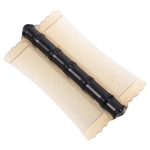 SOPOTUTU Peine Doble Cara para Eliminar Piojos y Caspa, Plástico Resistente, Dientes Finos Ultradensos, Color Negro Gris, Cepillo Mascotas, Herramienta de Aseo para Cuero Cabelludo
