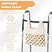 TOGETRUE Walker Bag, Handy Walker Basket with Water Cup Holder, Walker Storage Accessories Bag for Folding Walker, Wheelchairs, Strollers, 15