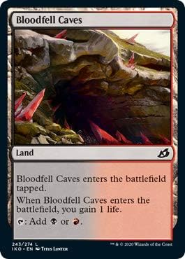Magic: The Gathering - Bloodfell Caves - Foil - Ikoria: Lair of Behemoths
