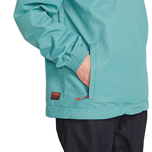 Volcom Men's Standard Longo Pullover Anarok Hooded Snowboard Jacket, Sage S3, X-Large #TOP6
