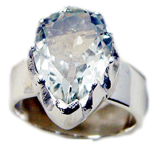 Améthyste vert poire bague homme femme argent 925 sterling