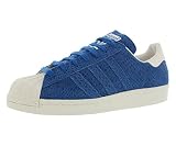  adidas Women\'s Superstar 80s W Originals Basketball Shoe (9.5 B(M) US, surf Blue/surf Blue/Chalk White)