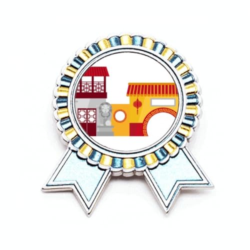 Broche architecture chinoise taille M pour un style bohème chic