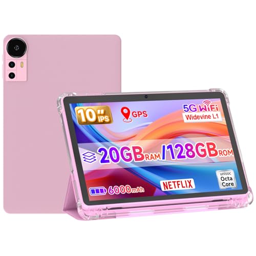 ICONLINK 10�C���`�^�u���b�g Android 15�^�u���b�g �P�[�X�t�� 4+16GB RAM+128GB ROM�A6000mAh �o�b�e���[ 10�C���` Android Tableta�A2MP+8MP �f���A���J���� 10.1�C���` IPS H