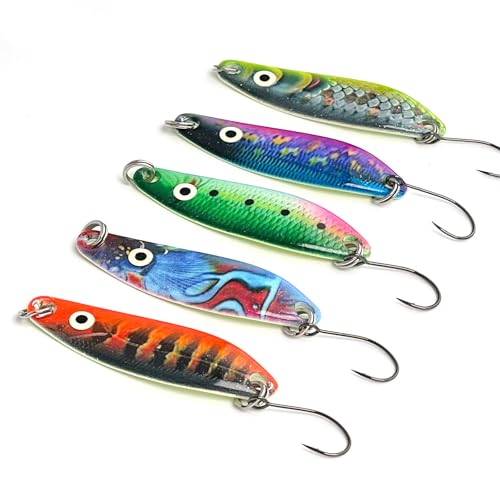 Cuillère pour pêche à la truite difficile : Kit 5g contre les refus de poissons - 6