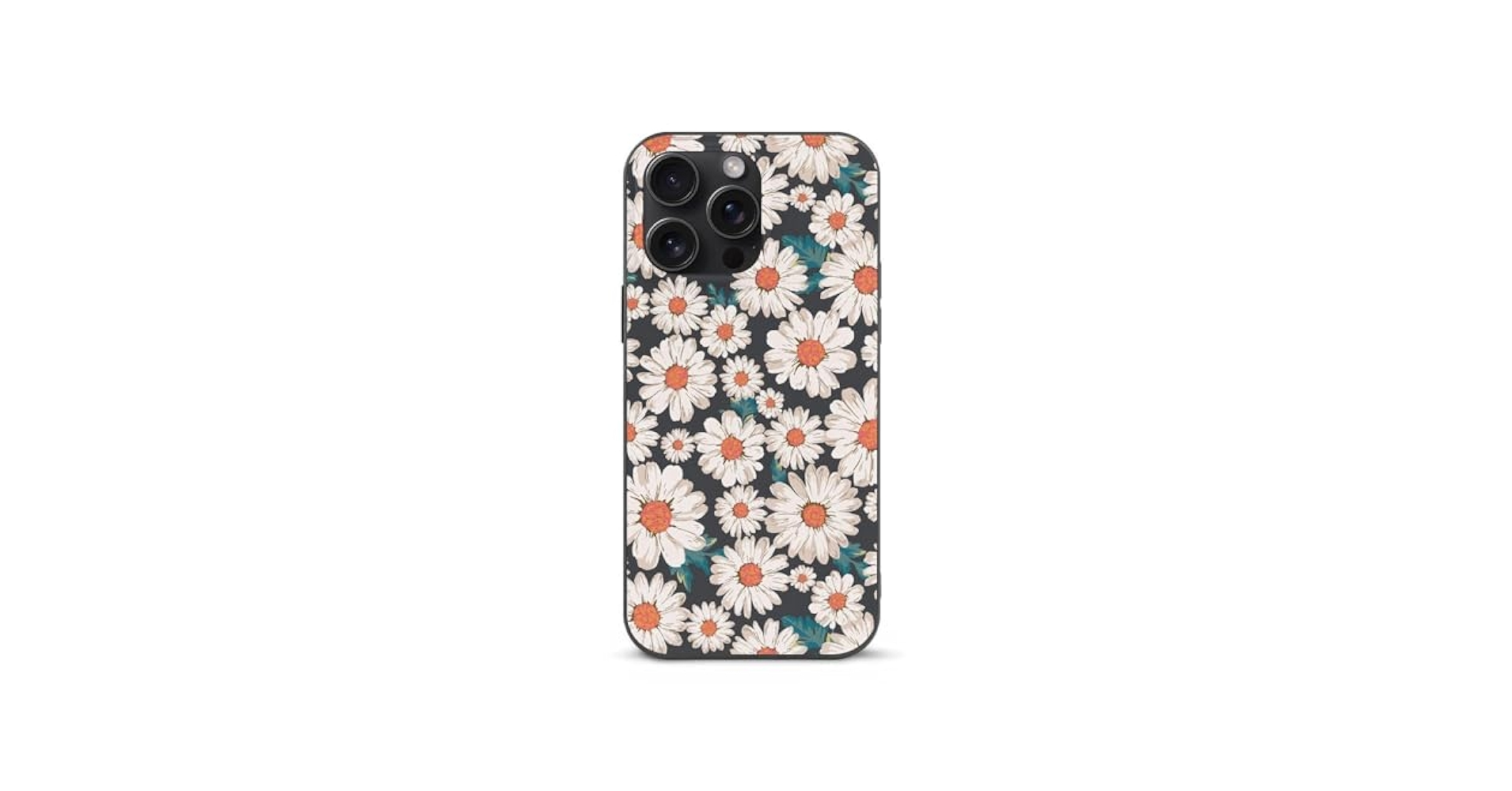 iPhone 15 Pro Max 花柄ケース iPhone 15 Pro Max 用天然石が輝く花柄のファッショナブルなケース