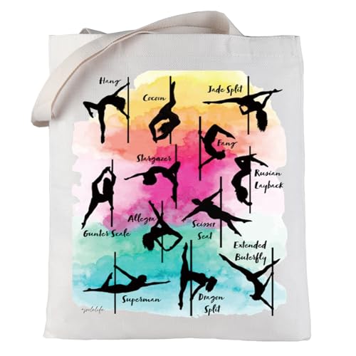 Cadeau pour les amateurs de pole dance avec ce sac fourre-tout en coton