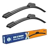 22'+17' Water Repellent Windshield Wiper Blades Replacement For CHEVY Cavalier 2005-1999 Cobalt 2010-2005 PONTIAC Grand AM 2005-1999 NISSAN Sentra 2006-2003 Impreza 07-04 AND MORE CARS