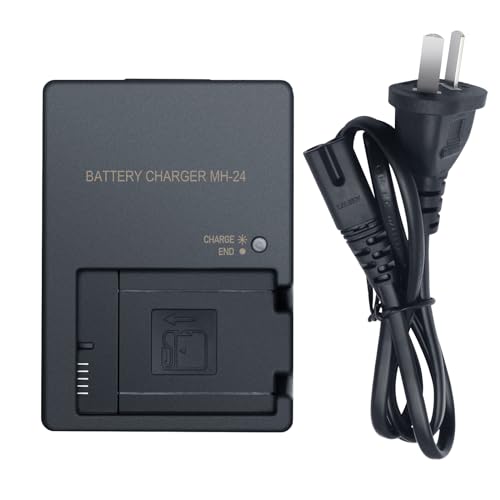 MH-24 Cameras Battery Charger for Nikon EN-EL14 EN-EL14A Battery for Nikon D3100 D3200 D3300 D3400 D3500 D5100 D5200 D5300 D5500 D5600 P7000 P7100 P7700 P7800 SLR Battery Quick Chargers Power Supply