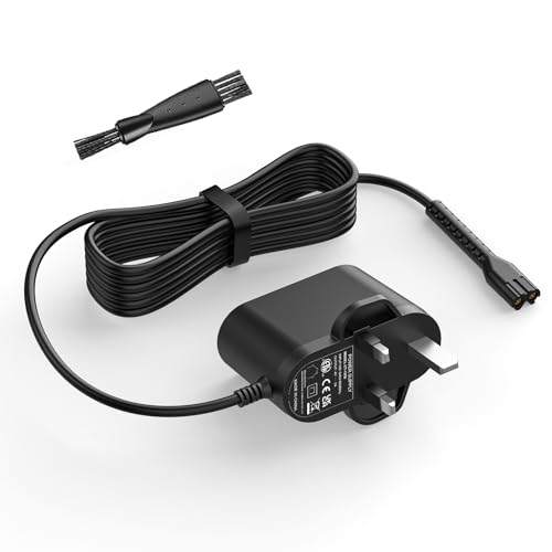 4V 2A Charger Power Supply Compatible with WAHL Razor Shaver 5 Star 8164/8591/ 8148/8504 Cord Adapter