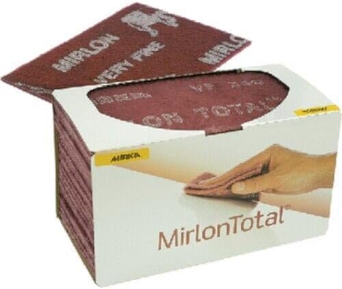 18111447 6" x 9" Mirlon Non-Woven Scuff Pads, MAROONN - Very Fine 18111447