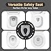 Baby Proof Me Potty Training Seat Travel – Foldable Potty Training Seat Cover for Toddlers, Portable, Travel Potty Seat, Folding Toilet Seat for Kids, and Toddler Toilet Seat Cover