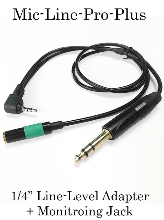 Adaptador de audio 3.5mm a 1/4 pulg macho miniatura 2