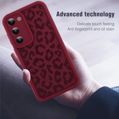 Image of Compatible with Samsung Galaxy S21 Case, Wine Red