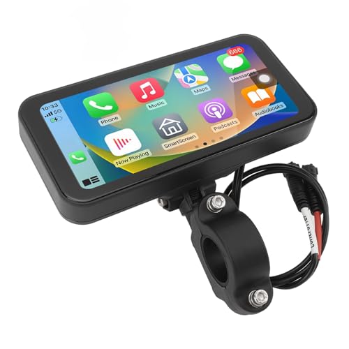 6.25inch Motorcycle Wireless Touch Screen for Carplay for Auto Water Resistant Portable Motorbike GPS Navigation System Auto Motorcycle