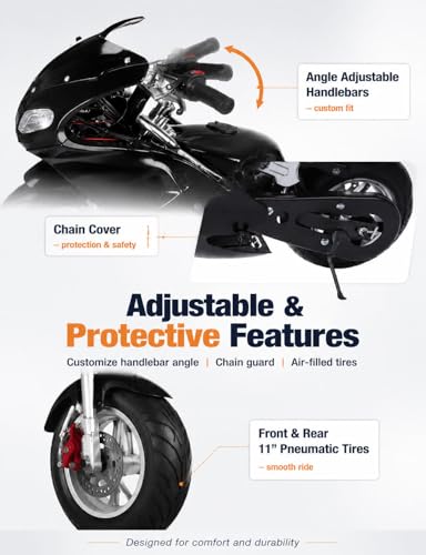 50cc Pocket Rocket 2-Stroke Mini Bike